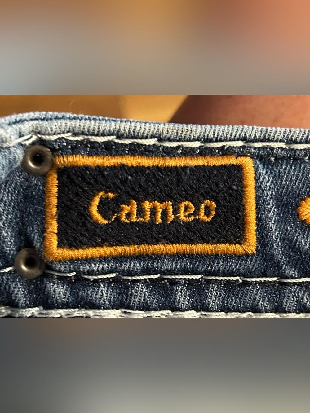 Rock Revival Cameo Stretch Distressed Denim Slim Boot Cut Jeans~25~ - Picture 7 of 7